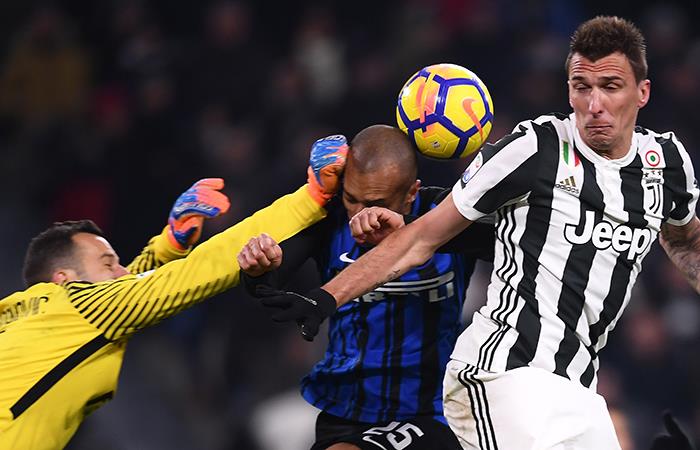 Juventus vs Inter. Foto: AFP