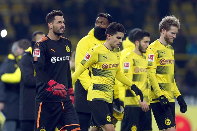 Dortmund suma nueve partidos sin conocer la victoria. Foto: AFP