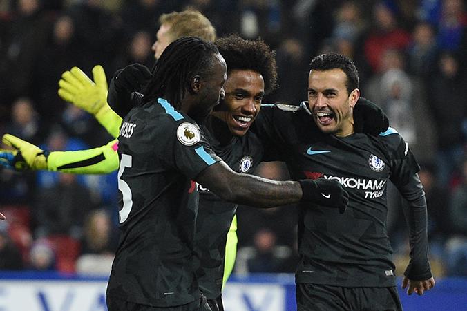 Chelsea se impuso en Huddersfield. Foto: AFP