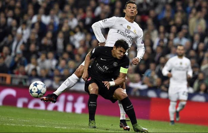 PSG vs Real Madrid. Foto: AFP