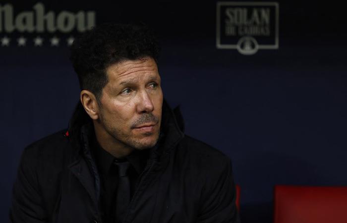Diego Simeone no podrá contar con el 'Lagarto' para la próxima fecha. Foto: AFP