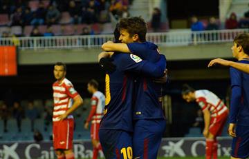 Barcelona B goleó al Granada de Sergio Peña por la Liga 123