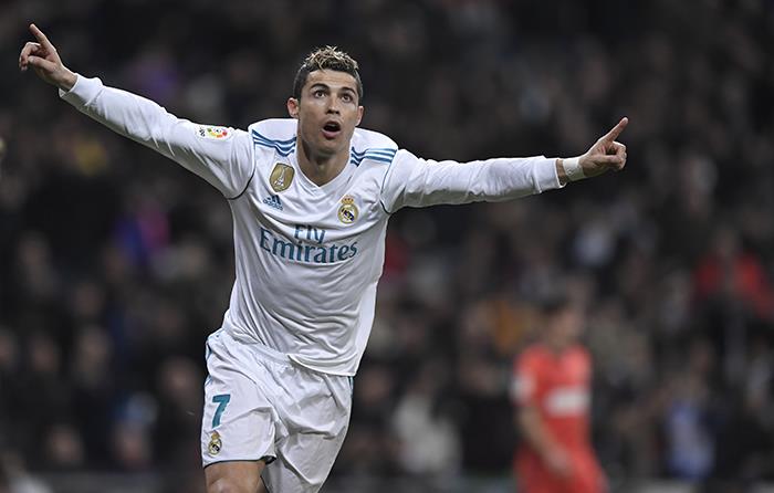 Cristiano Ronaldo llega al duelo contra PSG con 'hat-trick'. Foto: AFP