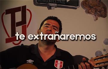 Daniel Peredo: hincha peruano dedica esta canción al periodista