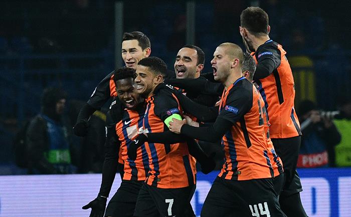 Shakhtar Donetsk ganó 2-1 en casa a la Roma. Foto: AFP