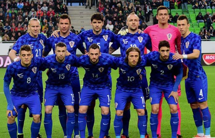 Selección de Croacia. Foto: AFP