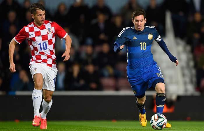 Croacia vs Argentina. Foto: Twitter