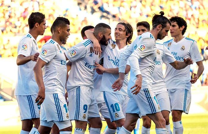 Real Madrid venció por 3-0 a las Palmas. Foto: EFE