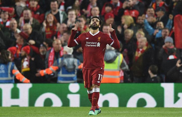 Mohamed Salah vive un gran momento con Liverpool. Foto: AFP