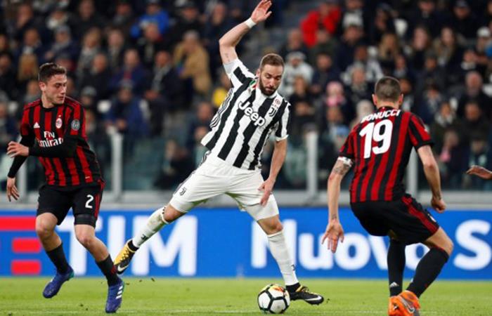 Juventus y Milan disputarán la fina de la Copa Italia este 9 de mayo. Foto: EFE