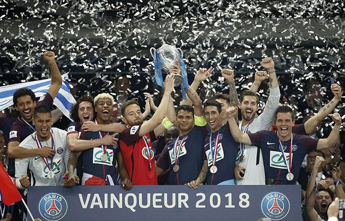 PSG campeón de la Copa de Francia. Foto: EFE