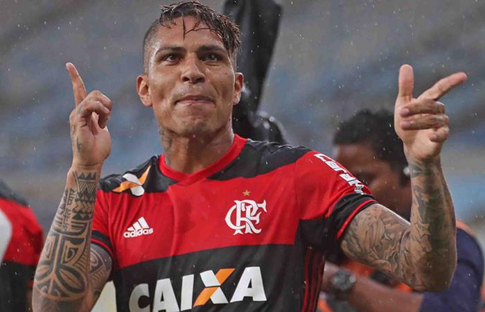 Paolo Guerero anotó el primer gol de Flamengo. Foto: Andina