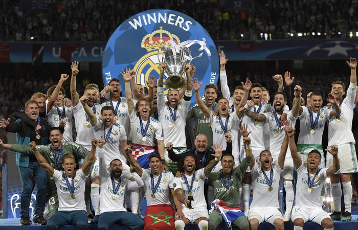 Real Madrid se consagró campeón de la Champions League. Foto: AFP