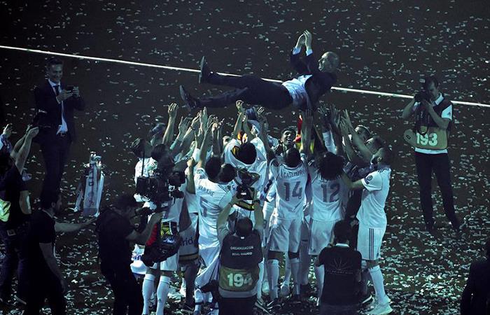 Real Madrid se coronó campeón de la Champions League. Foto: EFE