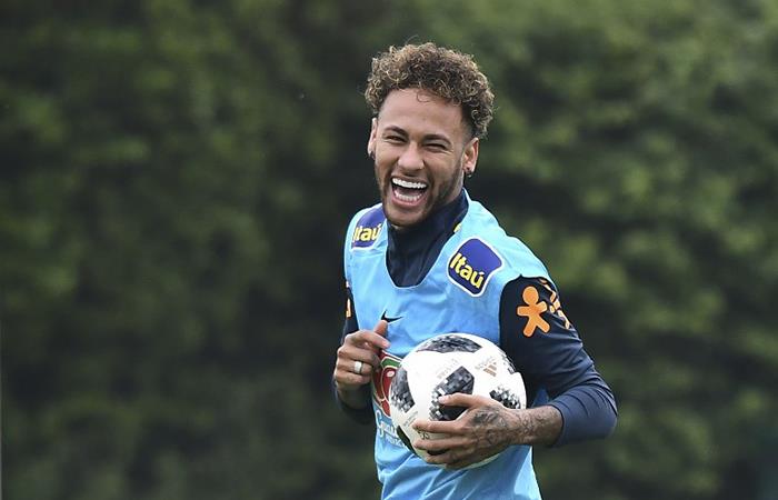 Neymar ingresaría en el segundo tiempo frente a Croacia. Foto: AFP