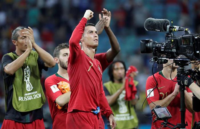 Portugal empató con España 3-3 con triplete de Cristiano. Foto: EFE