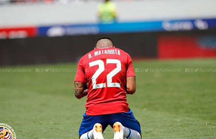 Costa Rica pierde a Matarrita por lesión de cara al Mundial. Foto: Twitter