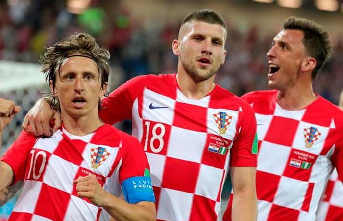Selección de Croacia. Foto: EFE