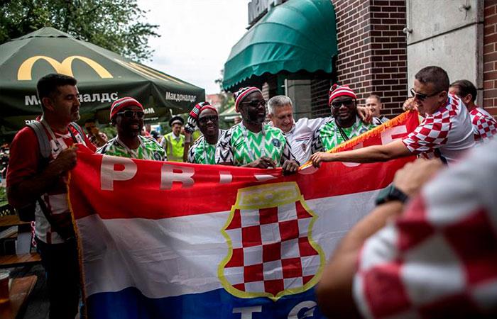 Croacia vs Nigeria. Foto: EFE