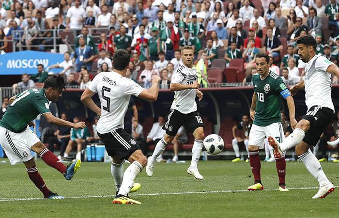 México vs Alemania. Foto: EFE