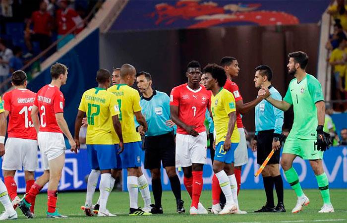 Brasil vs Suiza. Foto: EFE