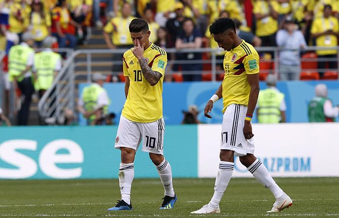 Colombia cayó ante Japón por 2-1. Foto: EFE