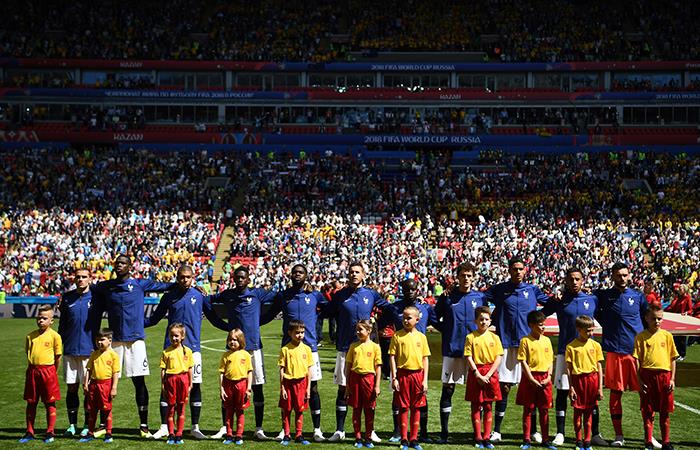 Selección de Francia. Foto: AFP