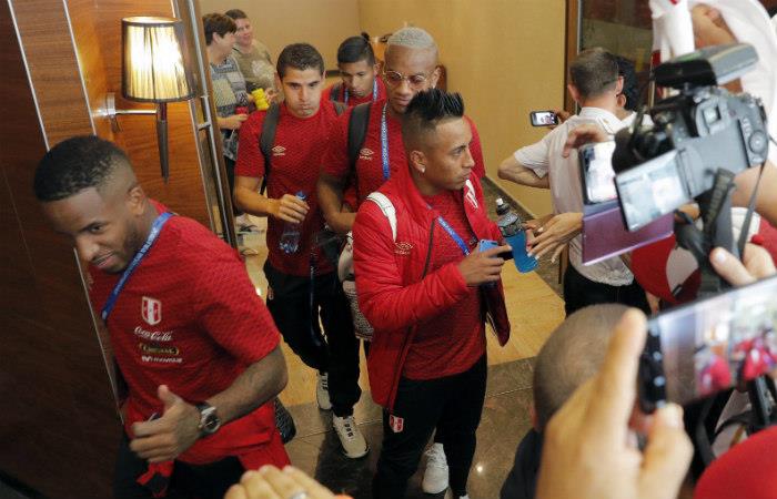Selección Peruana partió a Ekaterimburgo. Foto: EFE