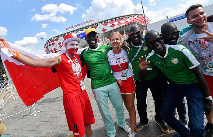 Polonia vs Senegal. Foto: EFE