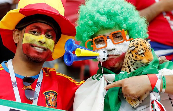 Este miércoles Irán y España chocan por el grupo B de Rusia 2018. Foto: EFE