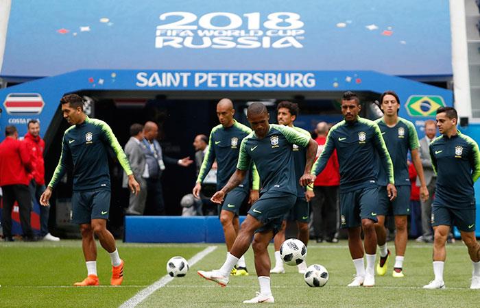 Selección de brasil. Foto: EFE