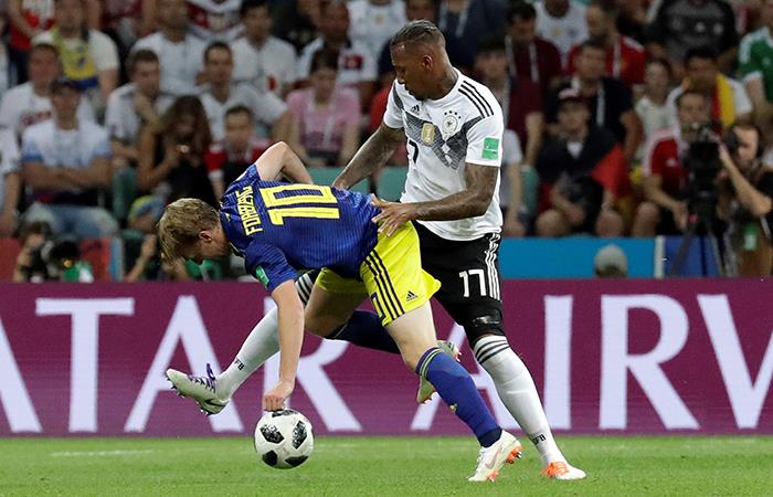 Alemania vs Suecia. Foto: EFE