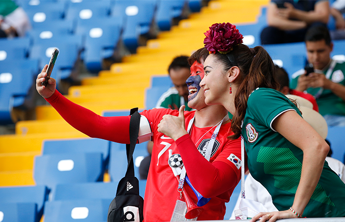 Corea del Sur vs México. Foto: EFE