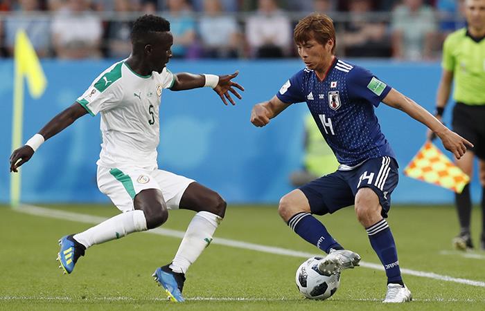 Japón igualó con Senegal. Foto: EFE