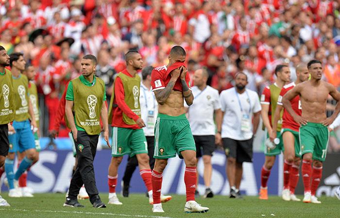 Selección de Marruecos. Foto: EFE