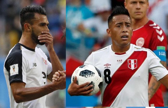 Peruanos y costarricenses comparten negativo récord en el Mundial. Foto: EFE
