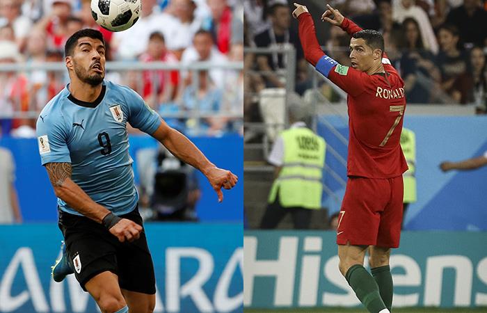 Uruguay vs Portugal. Foto: EFE