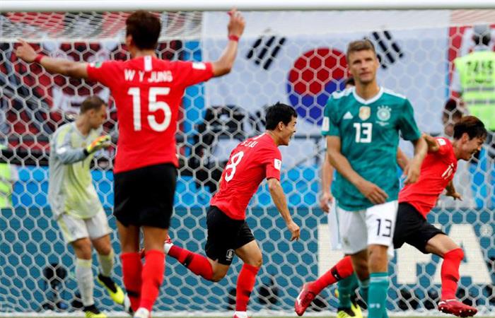 Alemania cayó ante Corea del Sur y quedó eliminado del Mundial Rusia 2018. Foto: EFE