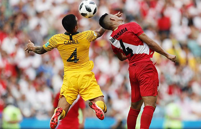 Perú vs Australia. Foto: EFE
