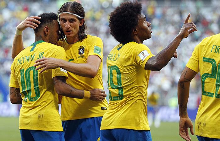 Selección de Brasil. Foto: EFE