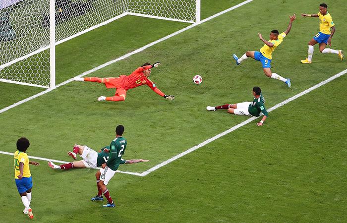 Brasil derrotó 2-0 a México. Foto: EFE