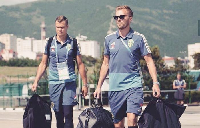 La Selección de Suecia ya llegó a Samara pensando en Inglaterra. Foto: Twitter