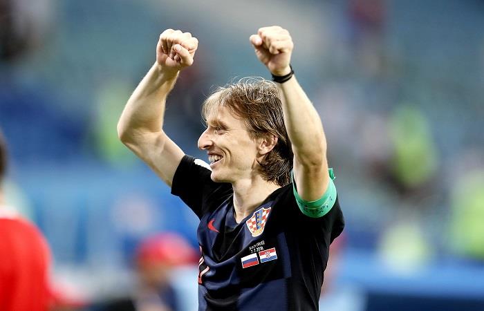 Luka Modric fue elegido el mejor jugador del partido ante Rusia. Foto: EFE