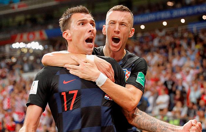 Croacia vs Inglaterra. Foto: EFE