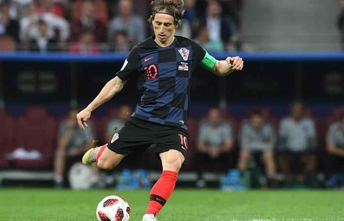 Luka Modric disputará su primera final del mundo ante Francia. Foto: EFE