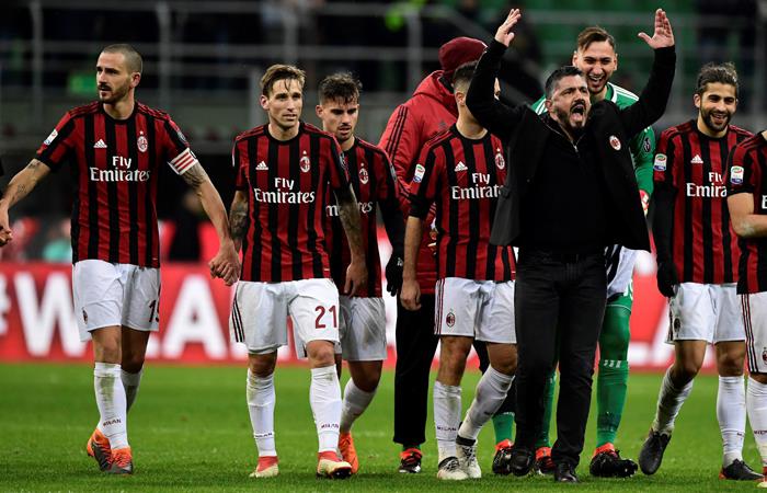 AC Milan. Foto: AFP