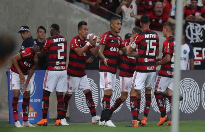 Flamengo ganó por 2-0 a Botafogo. Foto: AFP