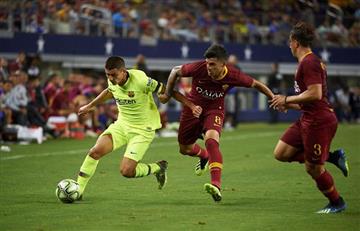 Roma venga a Malcom y aplasta al Barcelona en vibrante partido