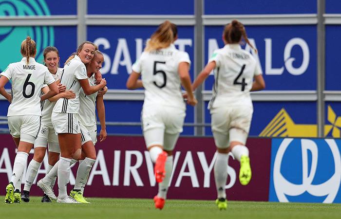Alemania se mide ante Haití por el último partido del Grupo D del Mundial Femenino. Foto: Twitter
