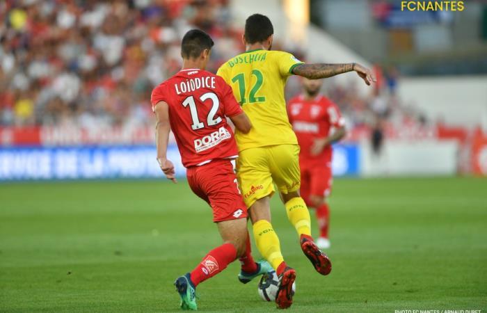 Nantes de Percy Prado cayó por 2-0 ante Dijon. Foto: Twitter